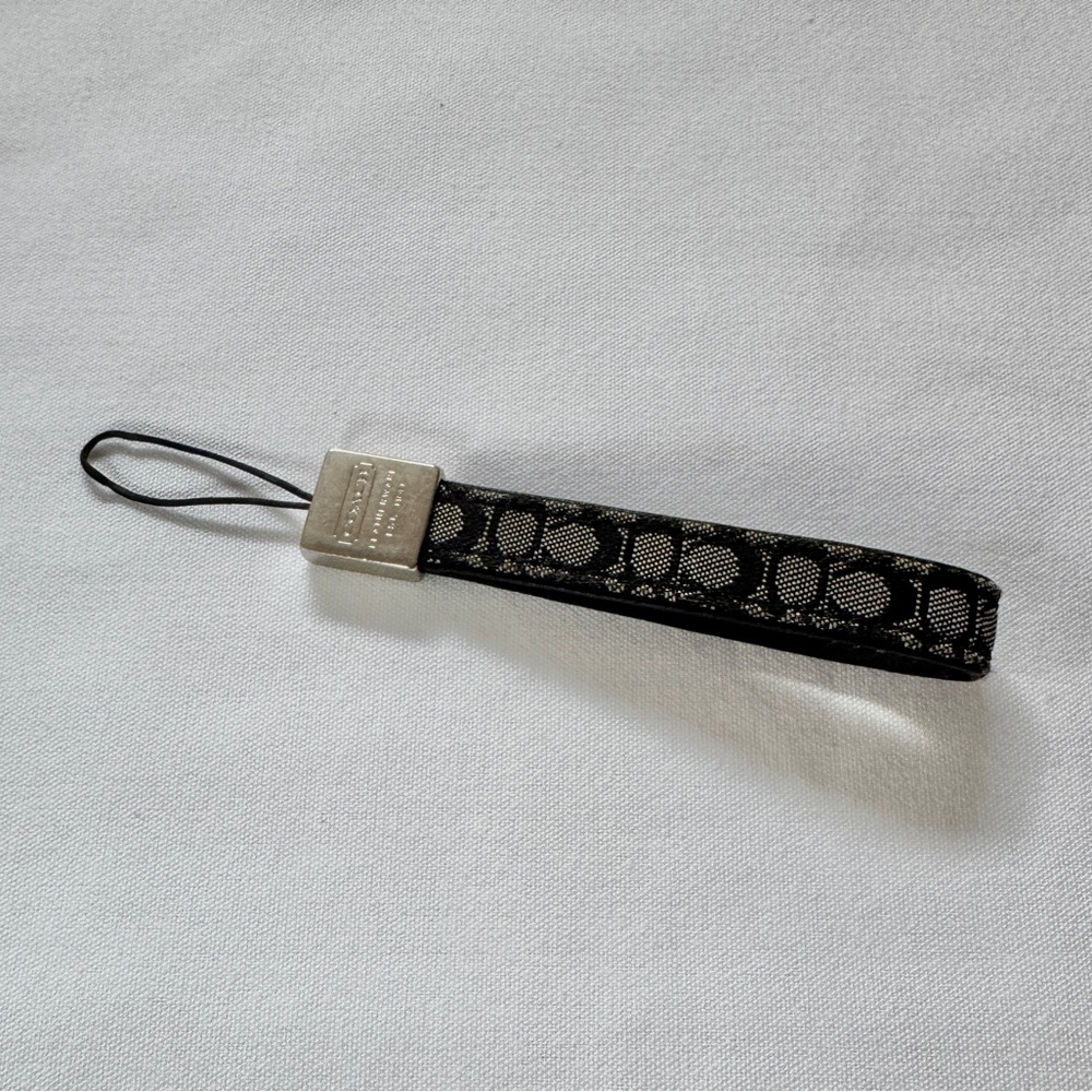 Vintage Coach phone charm/ band
